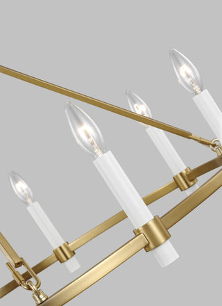 Marston Large Chandelier, Burnished Brass