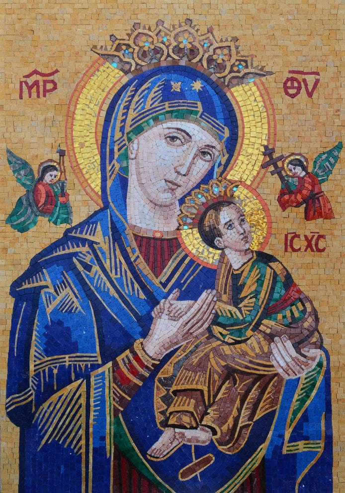 Mosaic Icon, Santa Maria Delfiore, 24"x35"