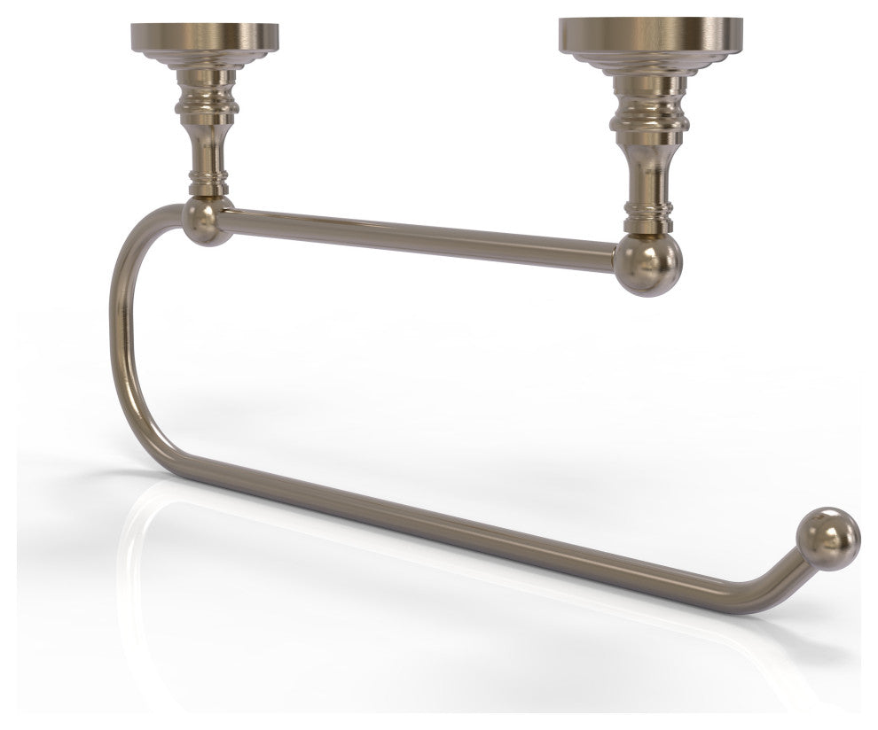 Waverly Place Under Cabinet Paper Towel Holder, Antique Pewter