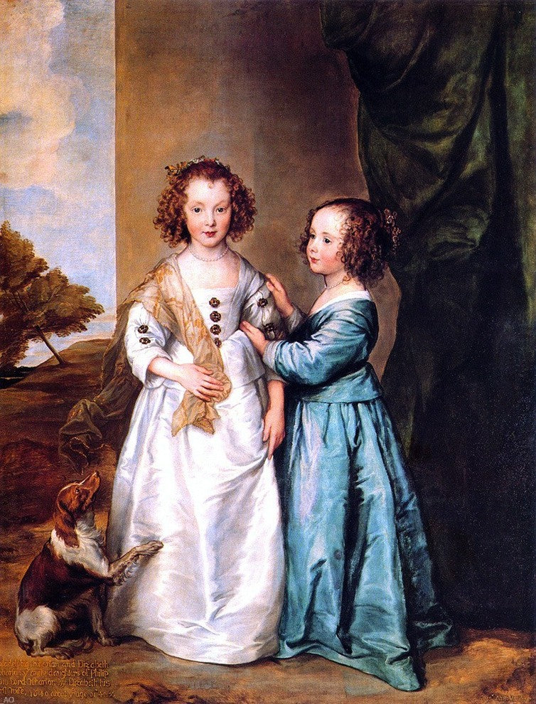 Sir Antony Van Dyck Philadelphia and Elizabeth Wharton Wall Decal