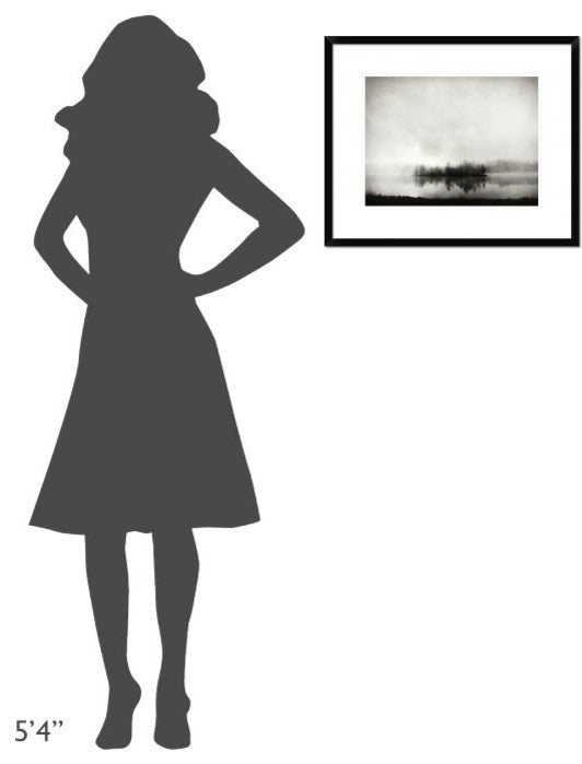 "Isle Of Silence" Framed Digital Print by Franz Bogner, 24x20"