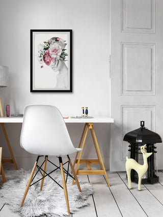 "Whimsical Bloom" Framed Painting Print, 20"x30"