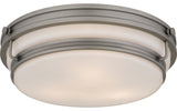 Quoizel QFL6776 Grafton 3 Light 16"W Flush Mount Ceiling Fixture - Antique