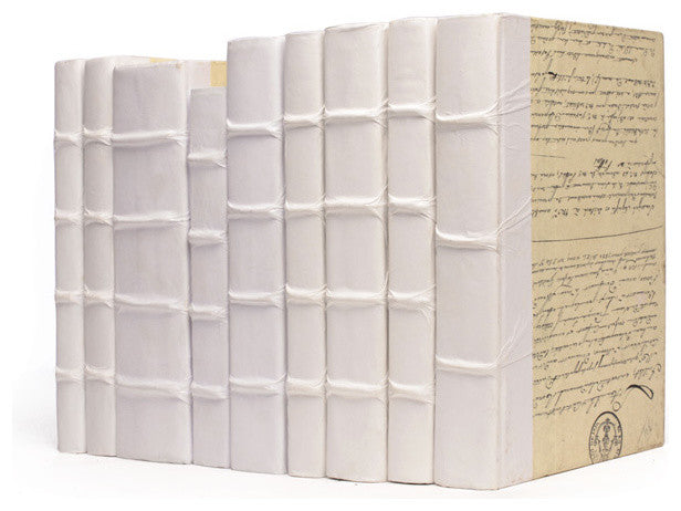 Linear Foot of Solid White Books