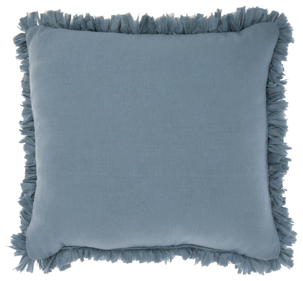 Mina Victory DL660 Throw Pillow, Blue, 17"x17"