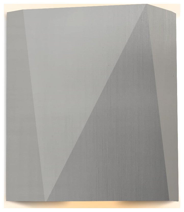 Calx Outdoor LED Sconce, Uplight/Downlight, Marine Grade Brushed Stainless Stee, Soft White