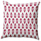 18" x 18" Ikat Tears Decorative Throw Pillow, Cranberry