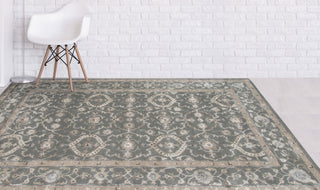 Amer Rugs Urban UR-7 Steel Gray Blue Hand-tufted - 8'x11' Rectangle Area Rug