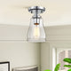 Mini Semi Flush Mount Ceiling Light antique glass ceiling light fixture