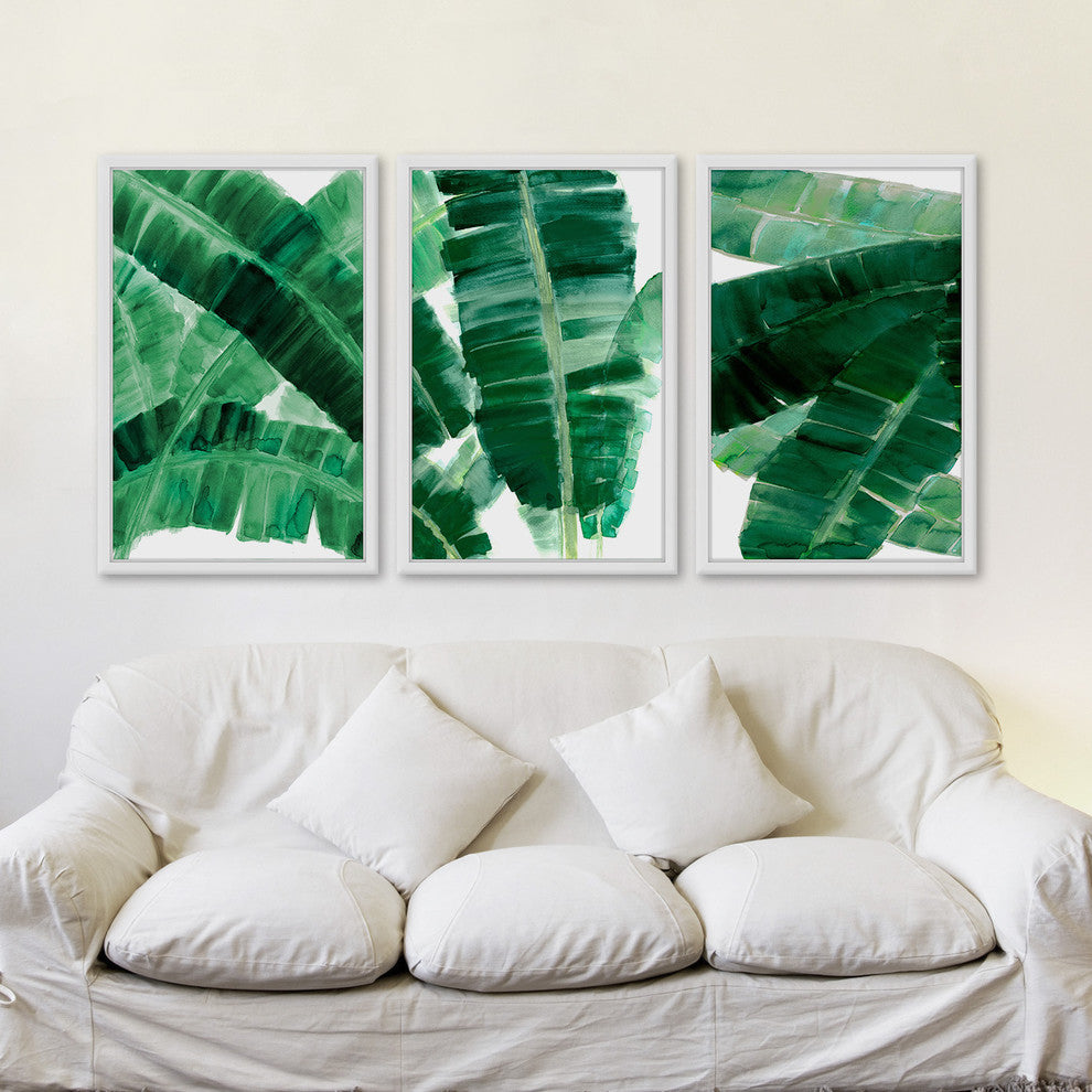 Delacroix III Triptych, 48x24