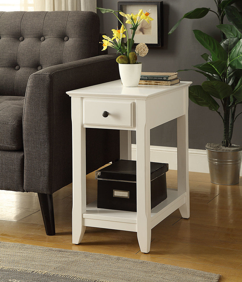 ACME Bertie Side Table, White