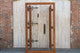 Antique British Colonial Teak Doors with Frame
