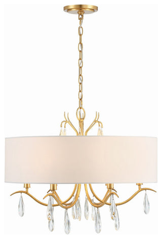 Rollins 6-Light Chandelier, Antique Gold