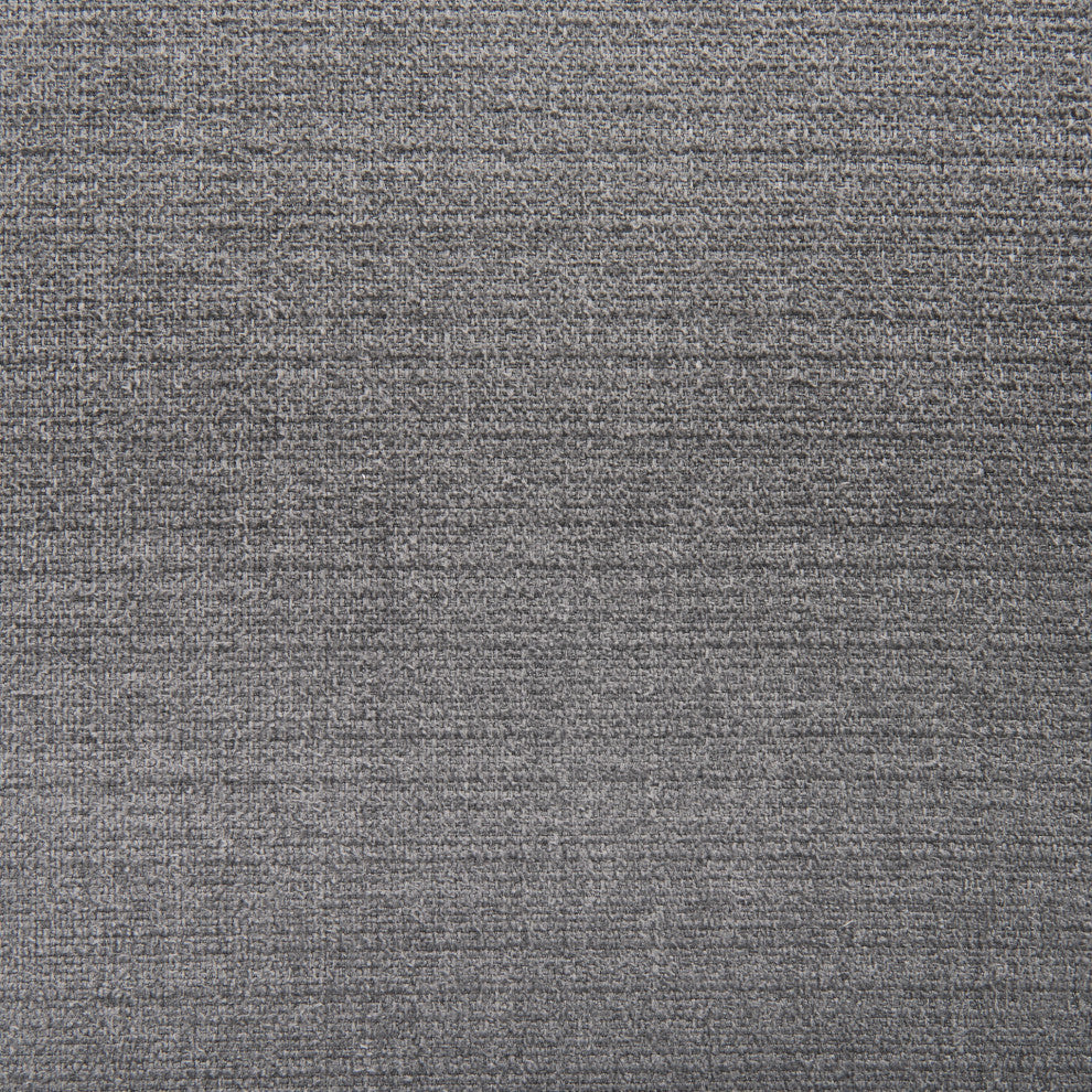 Frodo Gray Fabric Seat with Black Iron Frame Bar Stool