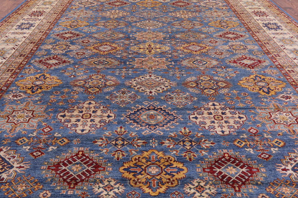 Super Kazak Hand Knotted Rug 12' 8" X 16' 1" Q5024