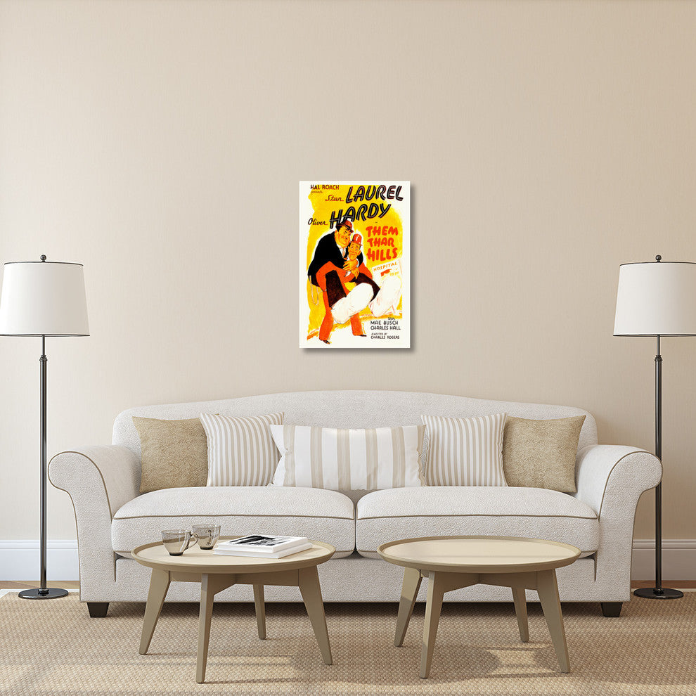 Laurel and Hardy, Them Thar Hills, 1934, 24x36