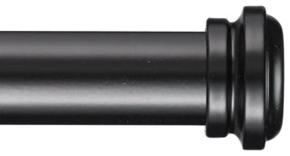 Empire, Non-Telescoping Curtain Rod, Distressed Wood, 120''