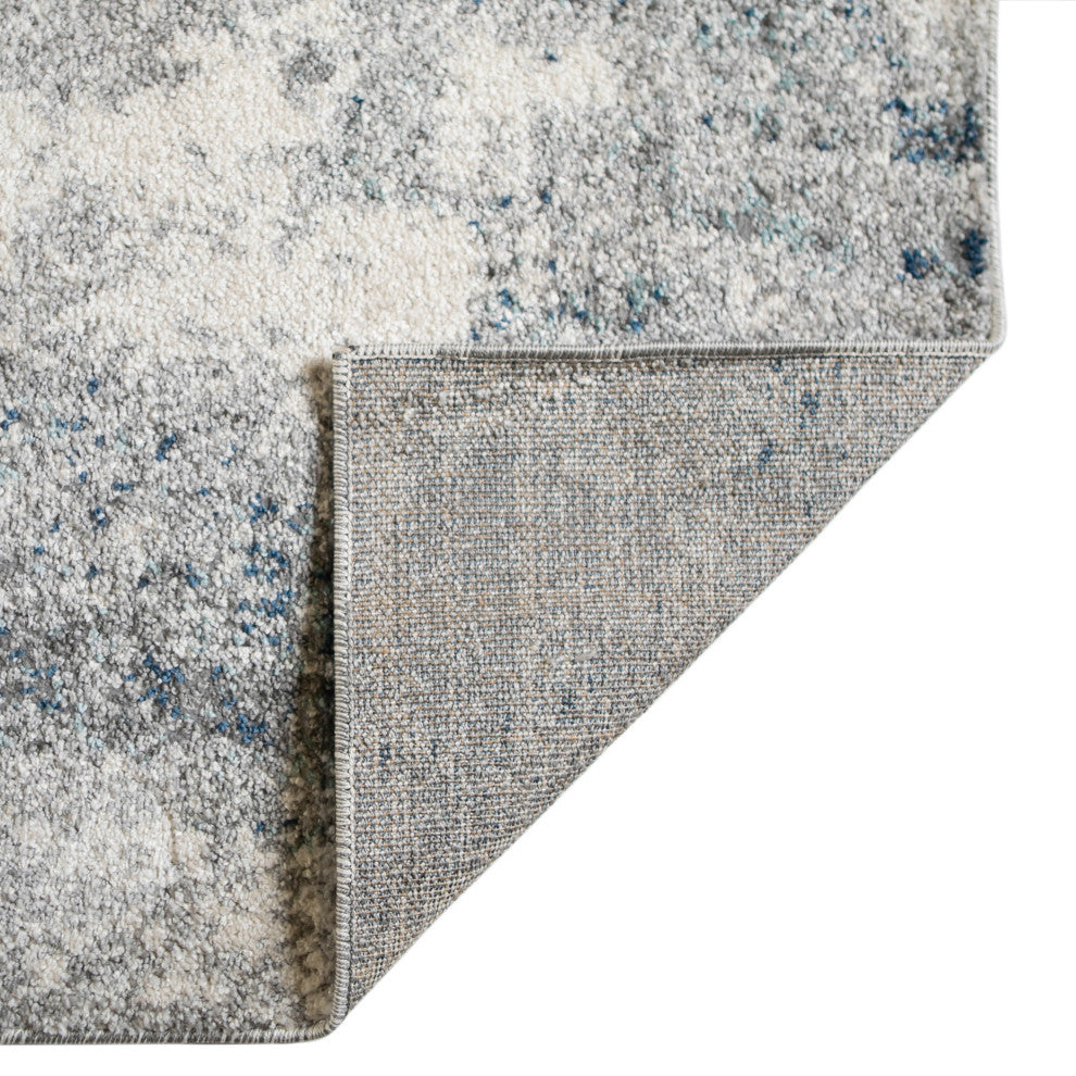 Yasmin Acy Area Rug, Blue, 5'3" x 7'3", Abstract