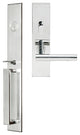 Copenhagen Lever, Mortise Entry Handleset, RHR, Polished Stainless Steel