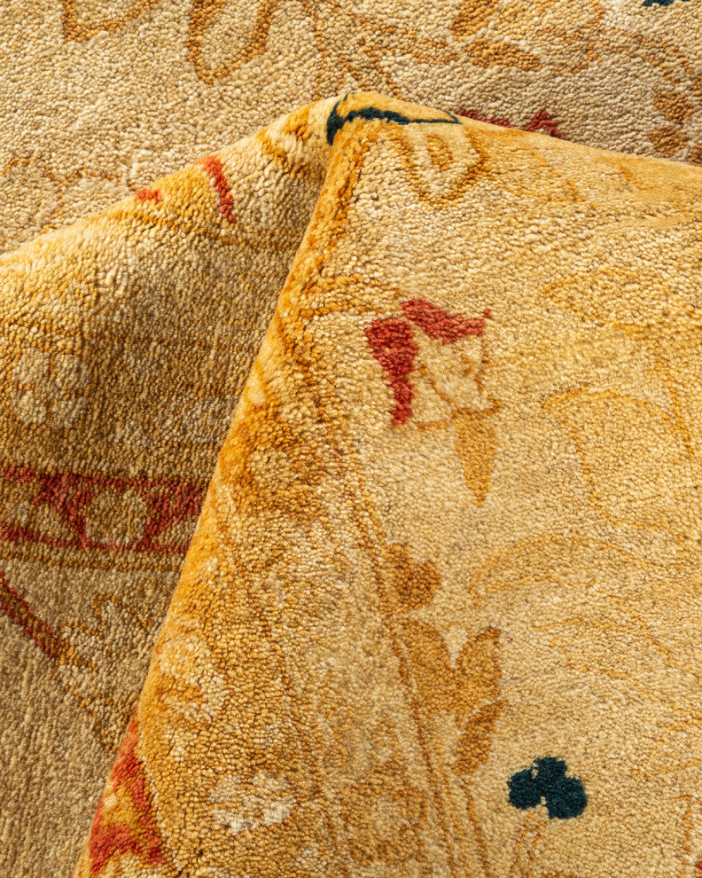 Mogul, One-of-a-Kind Hand-Knotted Area Rug, Ivory, 8' 3" x 10' 1"