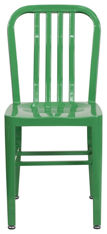 Green Metal Indoor-Outdoor Chair