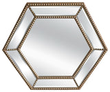 Burlington Beaded Hexagonal Mirror