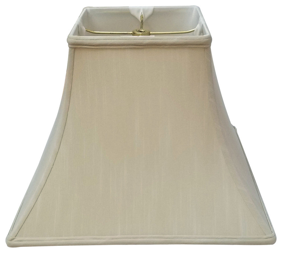 Royal Designs Square Bell Basic Lamp Shade, Beige, 10x10x9
