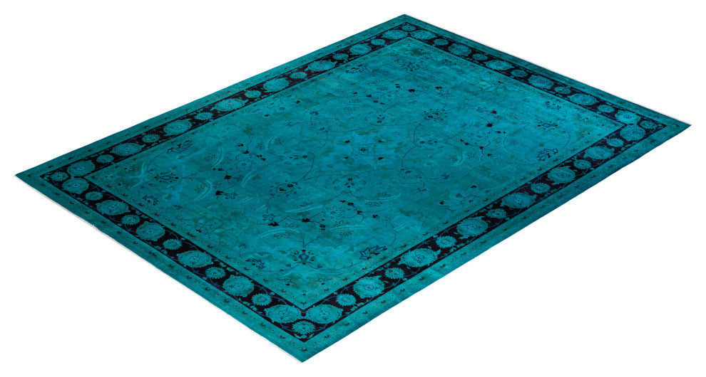 Fine Vibrance, One-of-a-Kind Hand-Knotted Area Rug Brown, 10' 1 x 13' 8