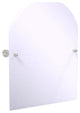 Carolina Crystal Frameless Arch Top Tilt Mirror, Beveled Edge, Satin Nickel