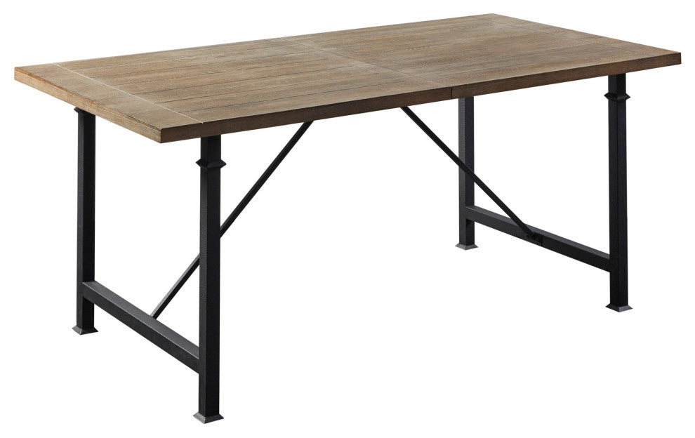 Cirque Rustic Farmhouse Dining Table, Grey, Dining Table