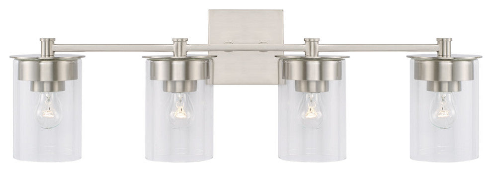 Capital Lighting 146841-532 Mason 4 Light 30"W Bathroom Vanity - Matte Black