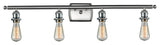 INNOVATIONS LIGHTING 516-4W-SN Bare Bulb 3 Light Bath Vanity Light