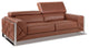 Trento Genuine Italian Leather Modern Sofa Camel