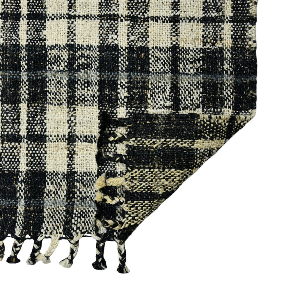 Hampton Eastwood Area Rug, Charcoal, 8' x 10', Plaid