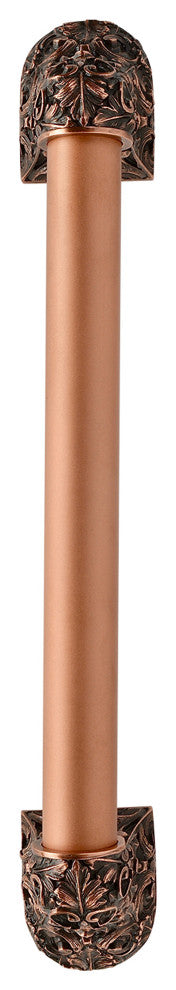 Acanthus Appliance Pull, Antique Copper, 14", Plain