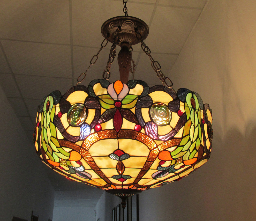 Halina 4-Light Inverted Ceiling Pendant 24"