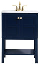 Elegant VF2524BL 24"Bathroom Vanity, Blue