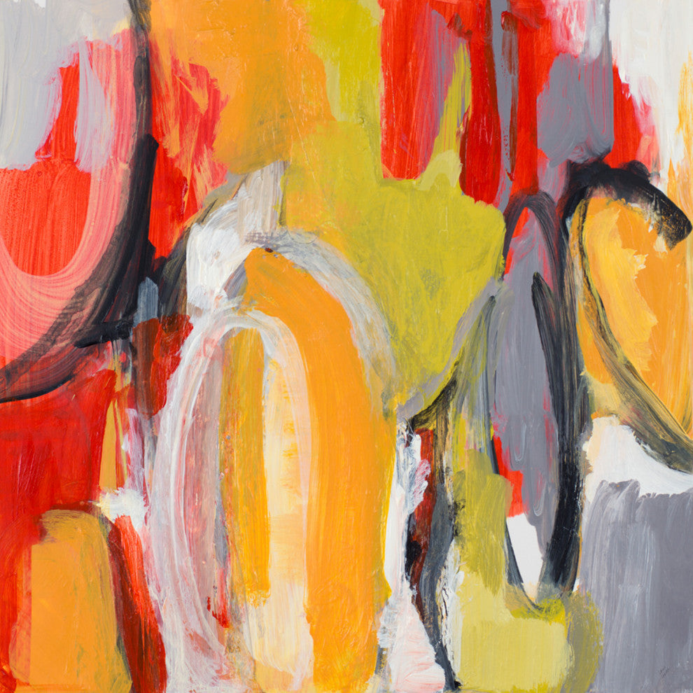 City Symphony I - 72 x 72 by Lanie Loreth