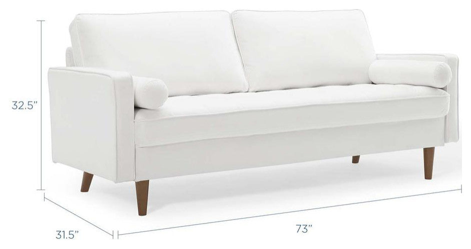 Valour Performance Velvet Sofa