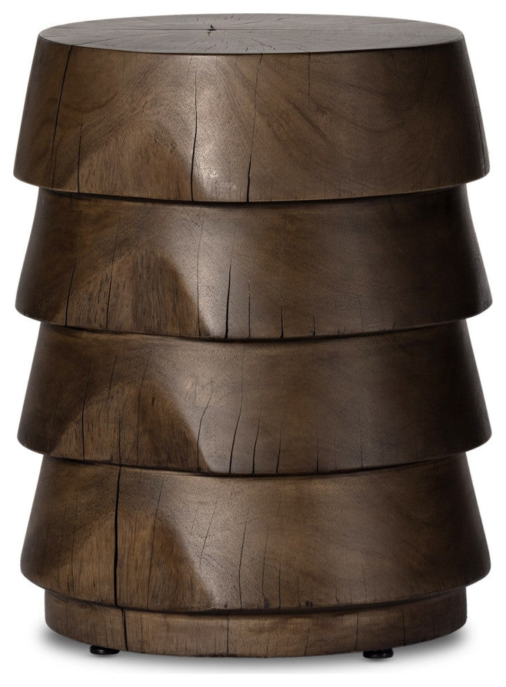 Nori End Table-Ochre