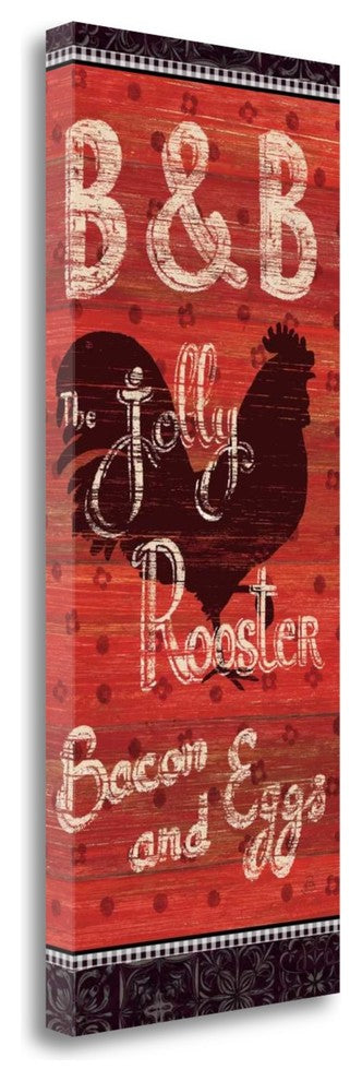 "Country Touch V" By Daphne Brissonnet, Giclee Print on Gallery Wrap Canvas