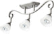 Celesta 3-Light Rail Light Ceiling Mount, Classic Nickel