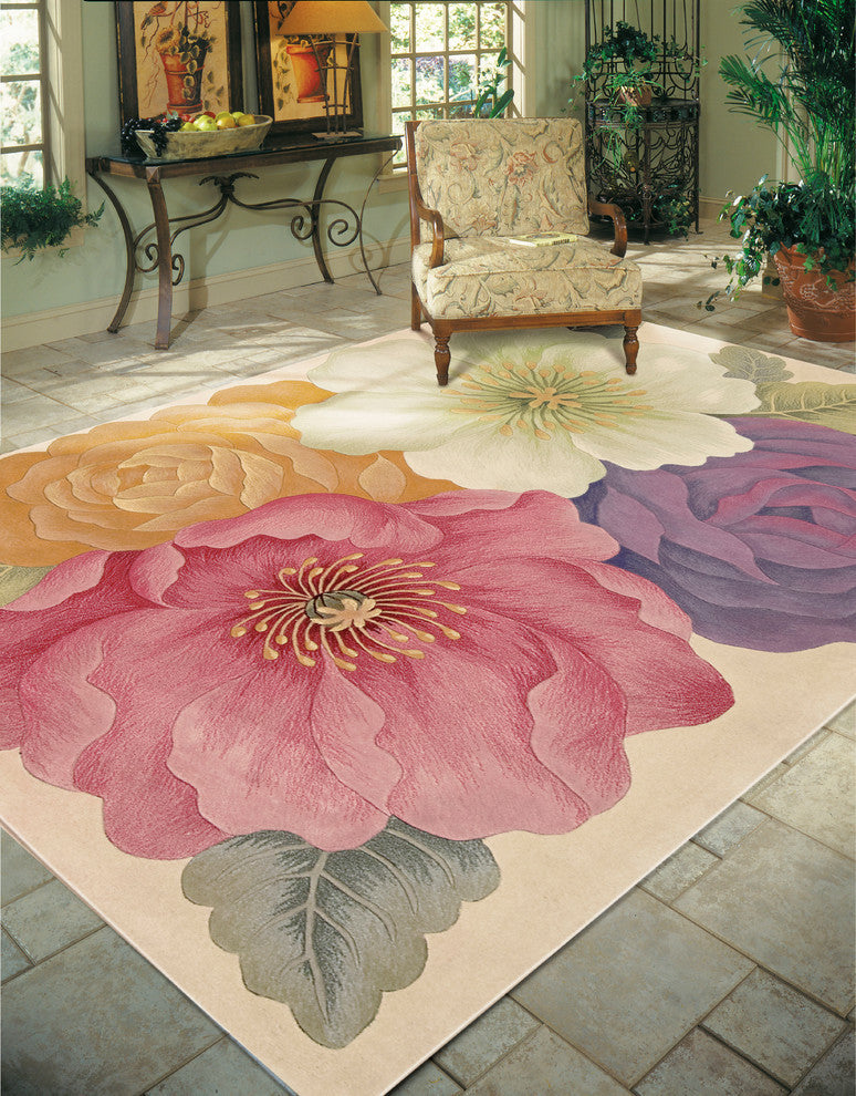 Nourison Tropics 8' x 11' Multicolor Contemporary Indoor Area Rug