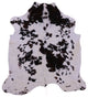 7' 4" X 6' 9" Organic Natural Hair-On Cowhide Area Rug C1712