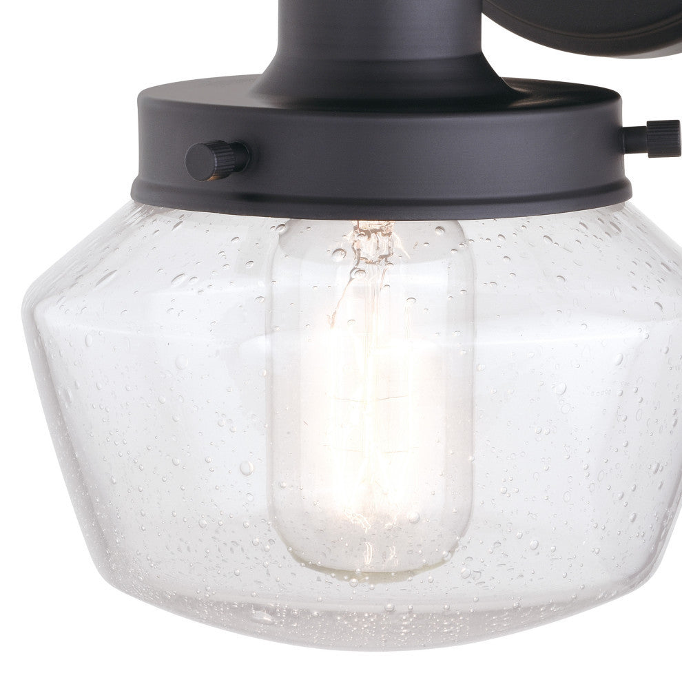 Collins 6"W Outdoor Wall Light Matte Black