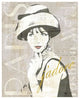 "Fashion Week Paris Screenprint I" Digital Paper Print by Sue Schlabach, 24"x30"