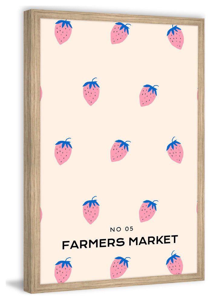 "No 05 Farmers Market" Framed Painting Print, 16x24