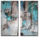 INKD XXVI Canvas Art, 24"x12" 2-Panels