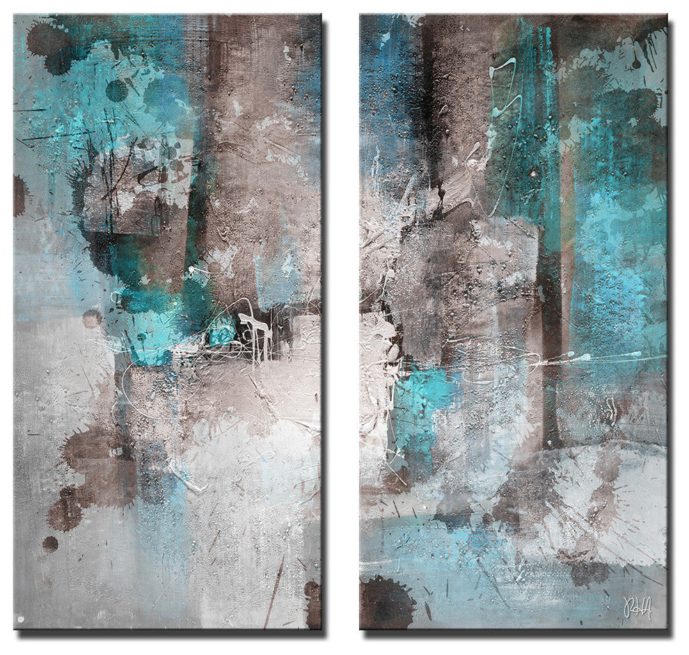 INKD XXVI Canvas Art, 24"x12" 2-Panels