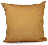 Solid Color Decorative Pillow, Amber Gold, 16"x16"